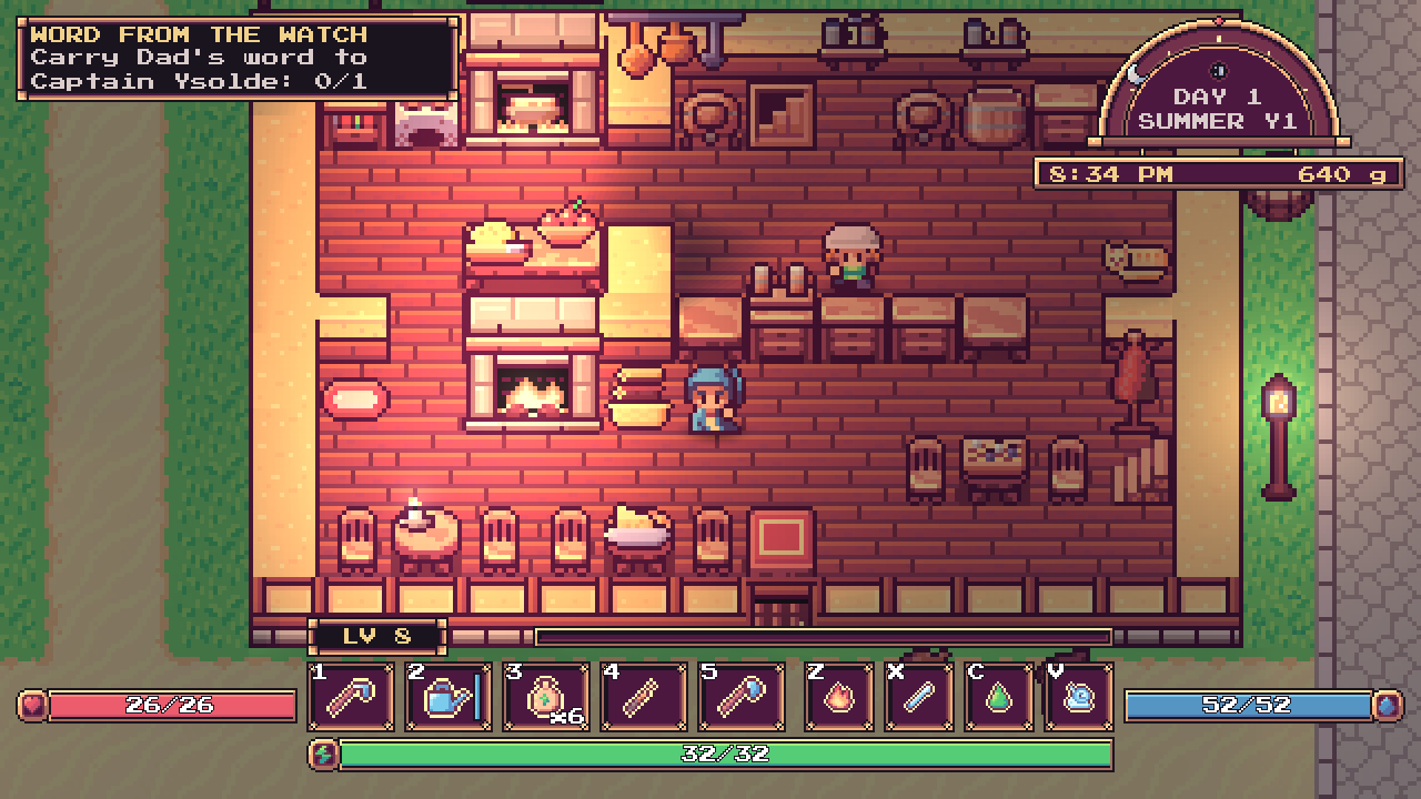 A Wizard inside the Riverford inn at night